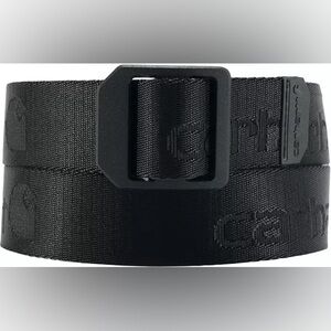NWT Carhartt Black Nylon Webbing Ladder Lock Belt M